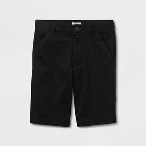 CAT & JACK SCHOOL UNIFORM SIZE 12 HUSKY BLACK SHORTS
